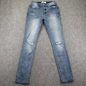 KanCan Women's Cherish High Rise Distressed Skinny Jeans Size 3